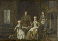 KS 057
<br/>
Groepsportret in interieur
<br/>
<em>Anoniem</em>